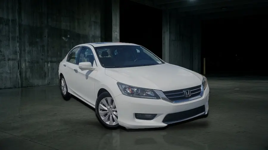 2014 Honda Accord Sedan EX, White, side view