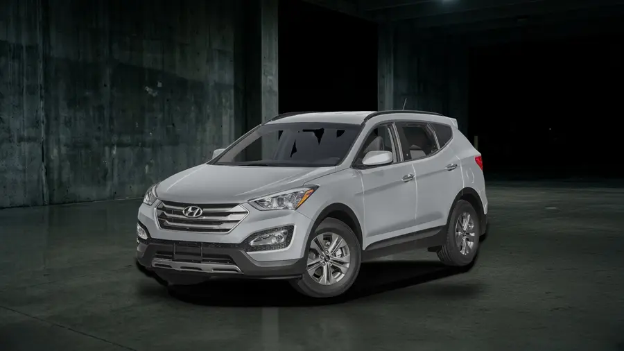 2016 Hyundai Santa Fe Sport FWD 4dr 2.4, Frost White Pearl, side view