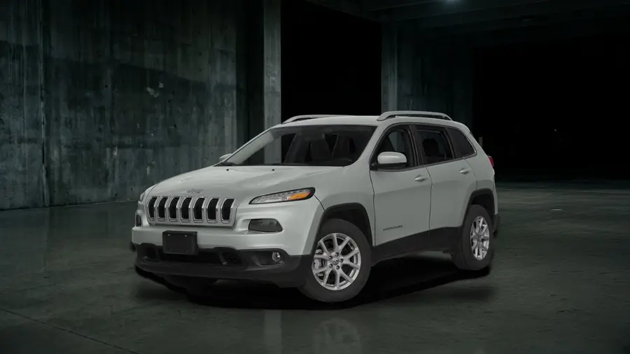 2016 Jeep Cherokee Latitude, Bright White Clearcoat, side view