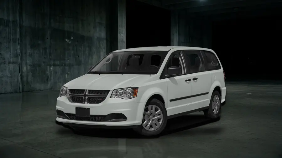 2017 Dodge Grand Caravan SE, White Knuckle Clearcoat, side view