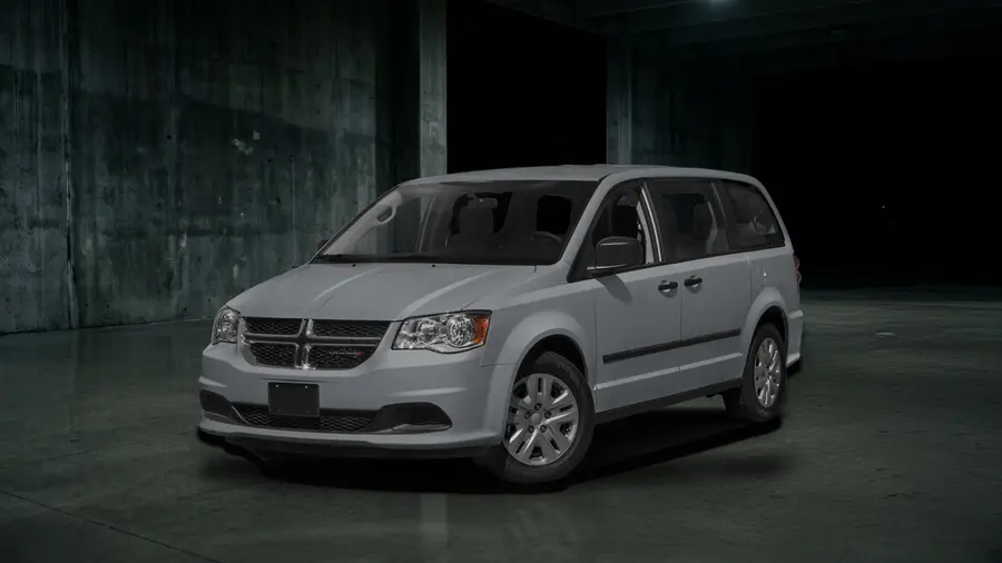 2017 Dodge Grand Caravan SXT, Billet Clearcoat, side view