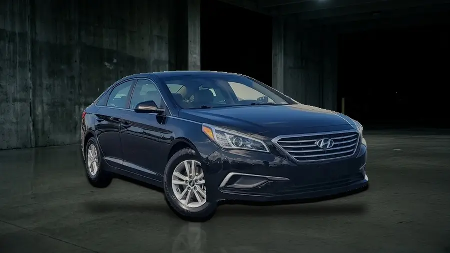 2017 Hyundai Sonata SE, Phantom Black, side view