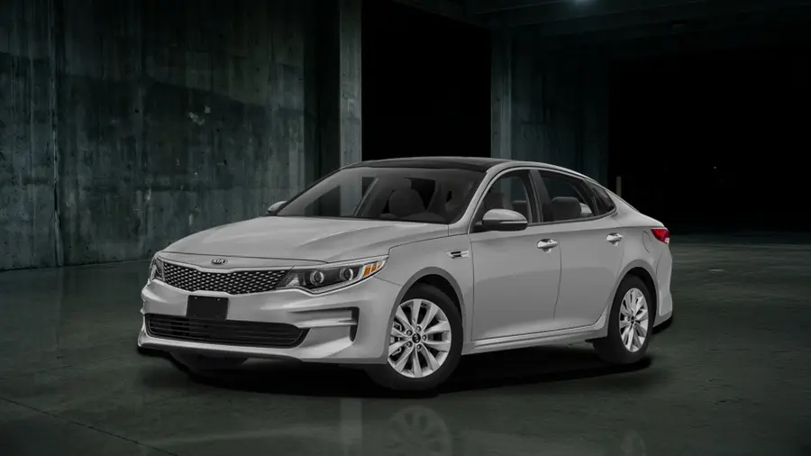 2017 Kia Optima EX, Sparkling Silver, side view