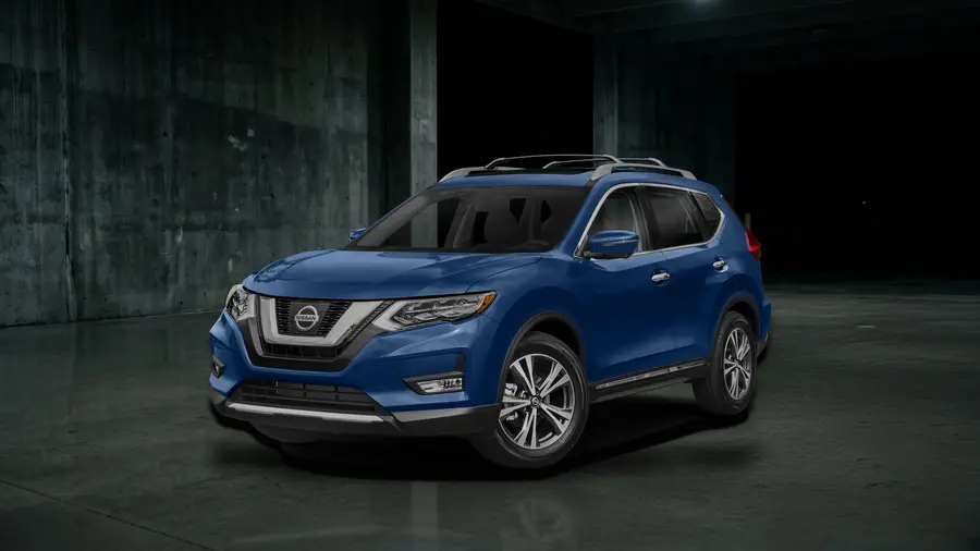 2017 Nissan Rogue SL, Caspian Blue, side view