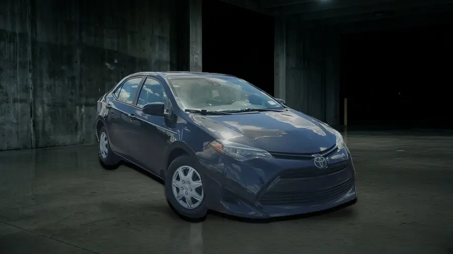 2017 Toyota Corolla, Black, side view
