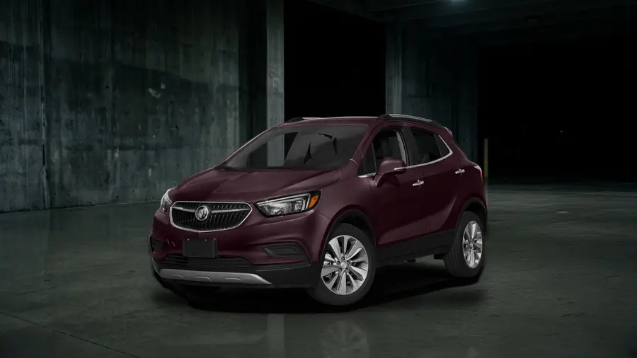 2018 Buick Encore Preferred, Black Cherry Metallic, side view