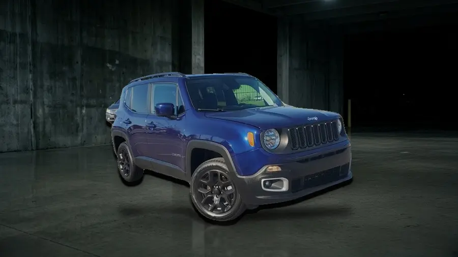 2018 Jeep Renegade Latitude, Jetset Blue, side view