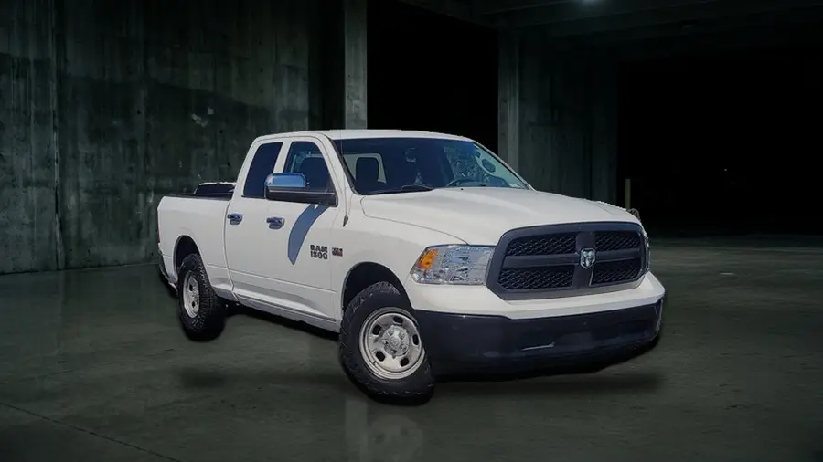2018 RAM 1500 Tradesman, Bright White Clearcoat, side view