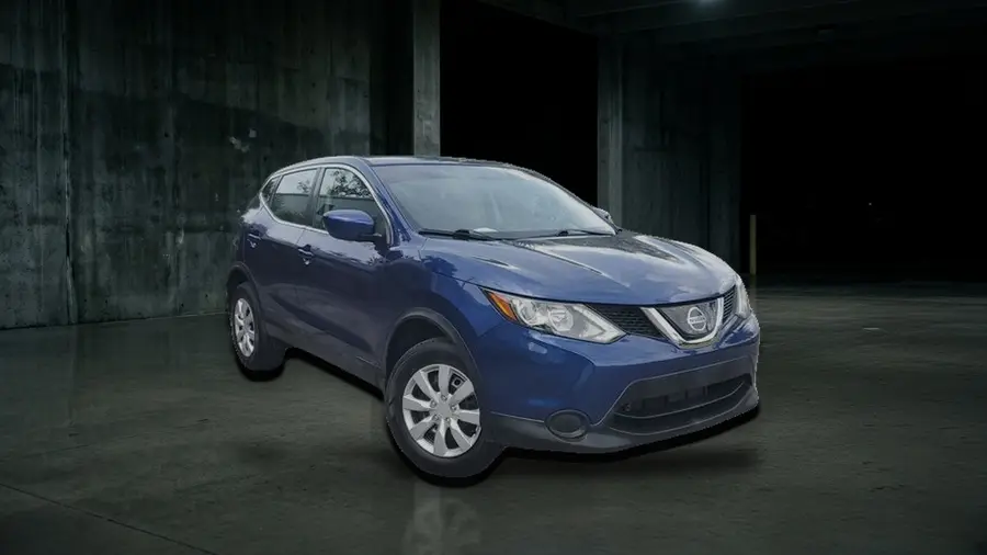 2019 Nissan Rogue Sport S, Caspian Blue Metallic, side view