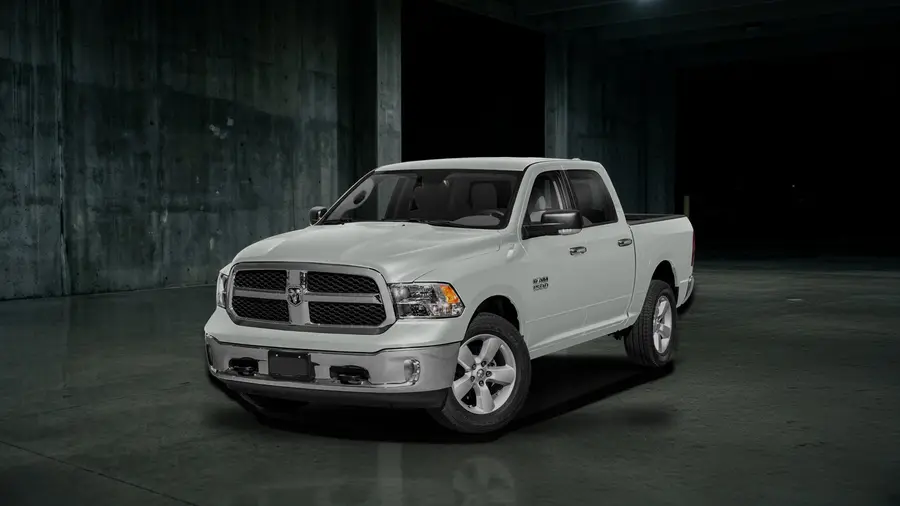 2019 RAM 1500 Classic SLT, Bright White Clearcoat, side view