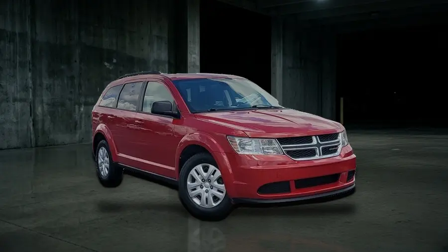 2020 Dodge Journey SE Value, Redline 2 Coat Pearl, side view