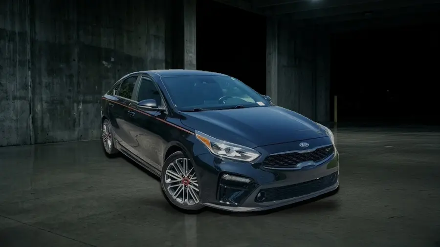 2020 Kia Forte GT, Aurora Black, side view