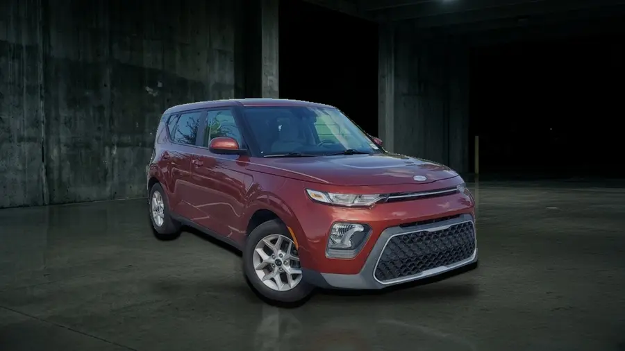 2020 Kia Soul S, Mars Orange, side view
