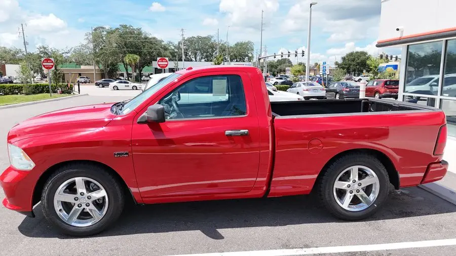 2021 Ram 1500, Flame Red, side view